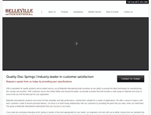 Tablet Screenshot of bellevilleintl.com